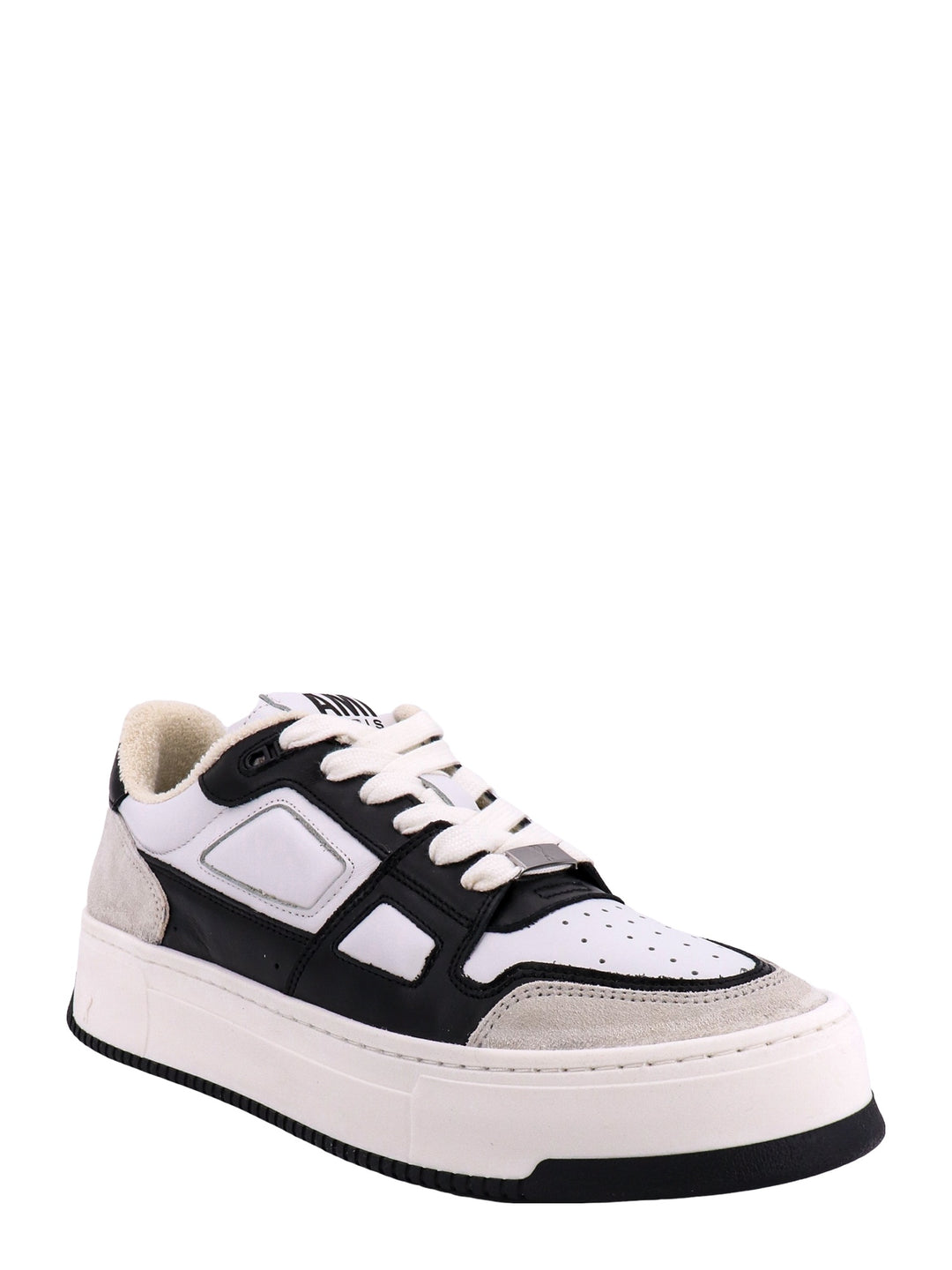 Sneakers in pelle bicolore