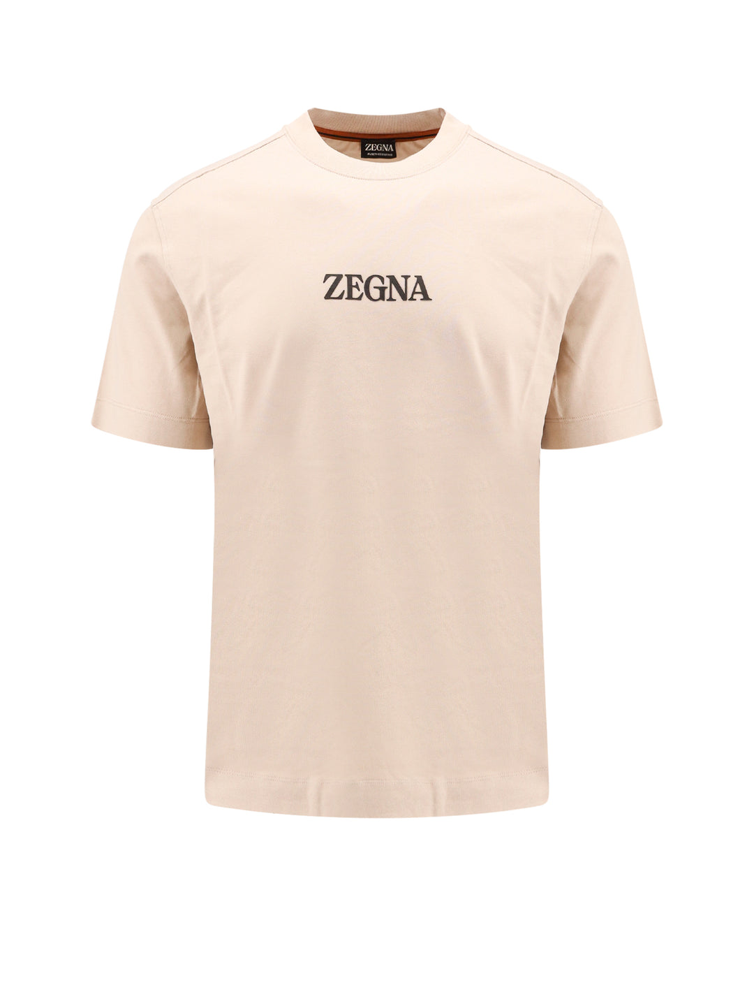 T-shirt in cotone con stampa Zegna