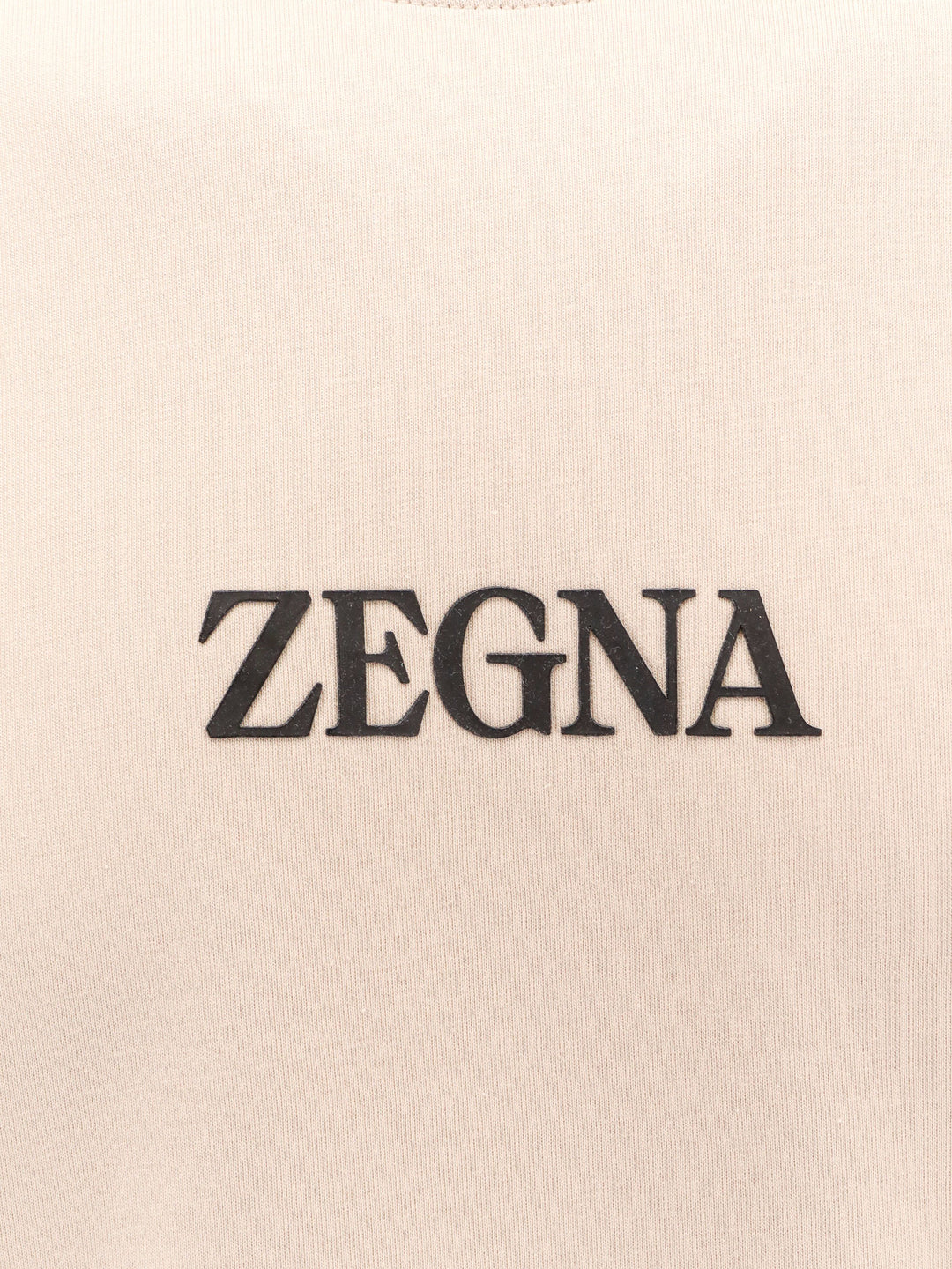 T-shirt in cotone con stampa Zegna