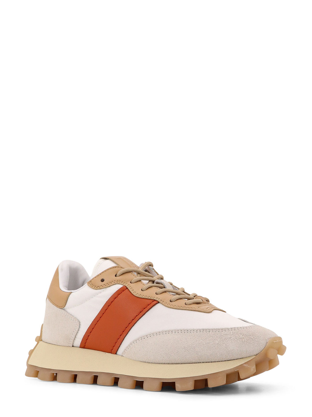 Sneakers in nylon e suede