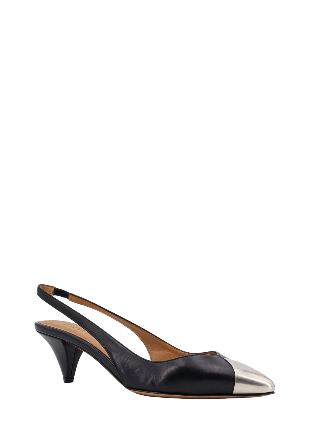 Slingback in pelle