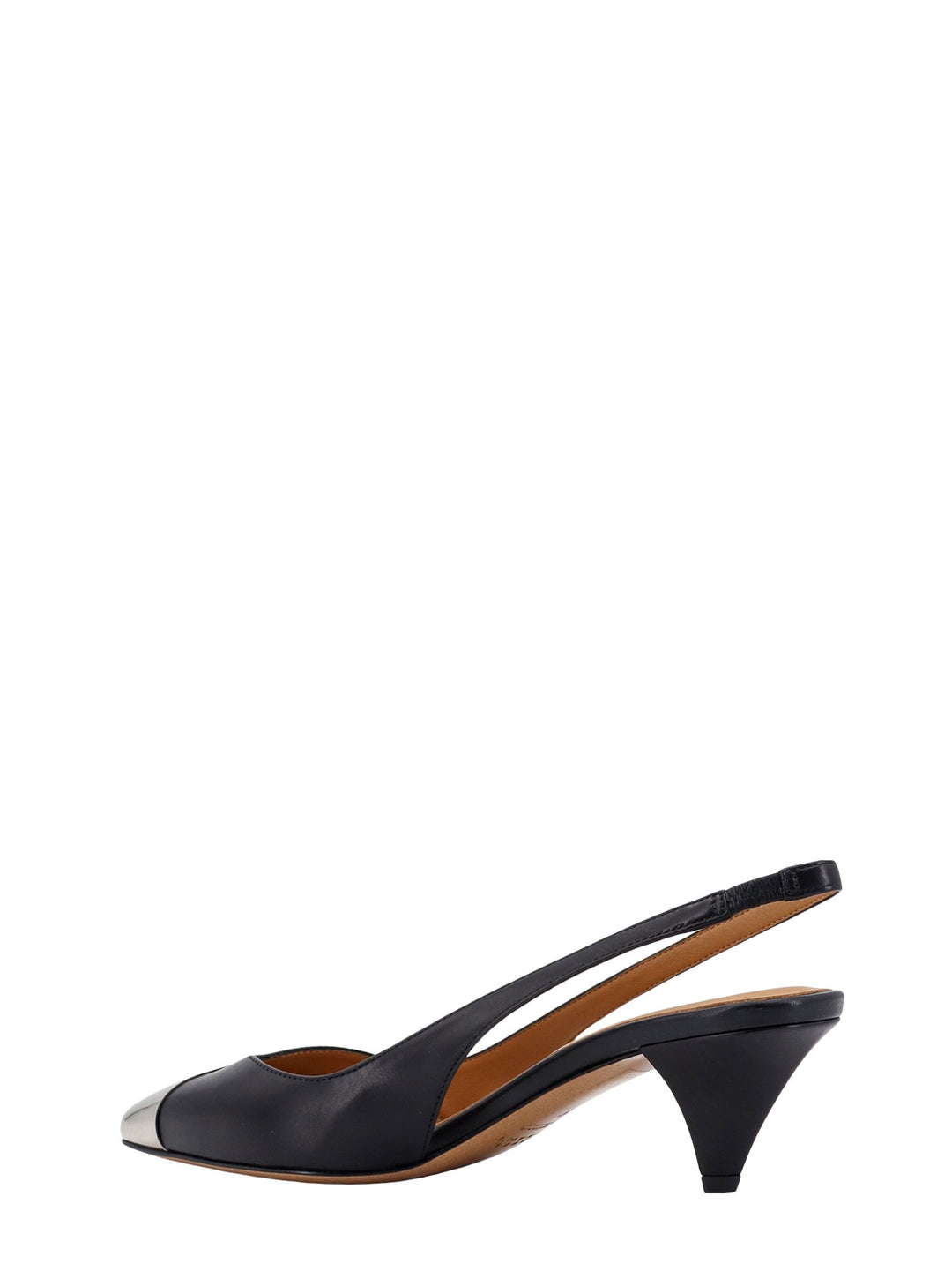 Slingback in pelle