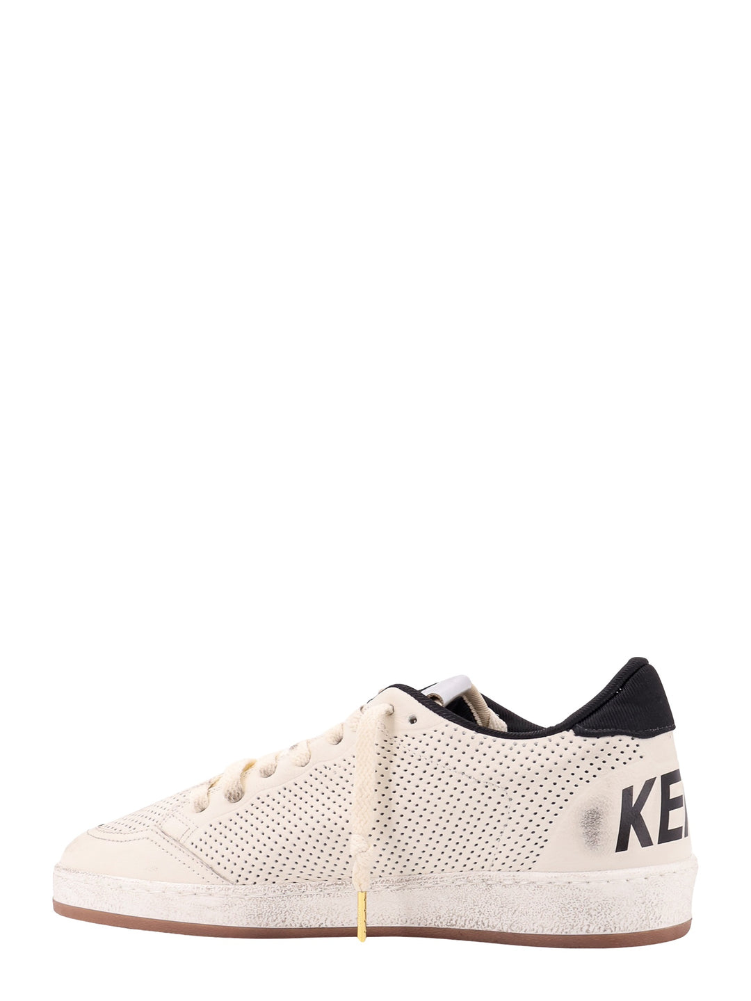 Sneakers in pelle traforata