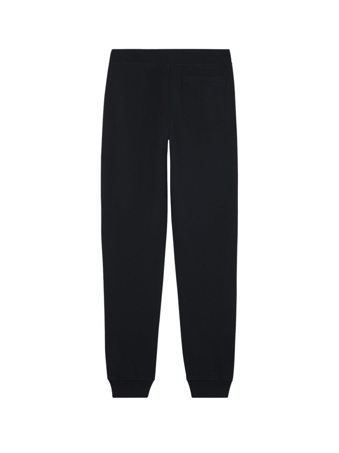 Pantalone jogging in cotone con patch logo ricamato frontale