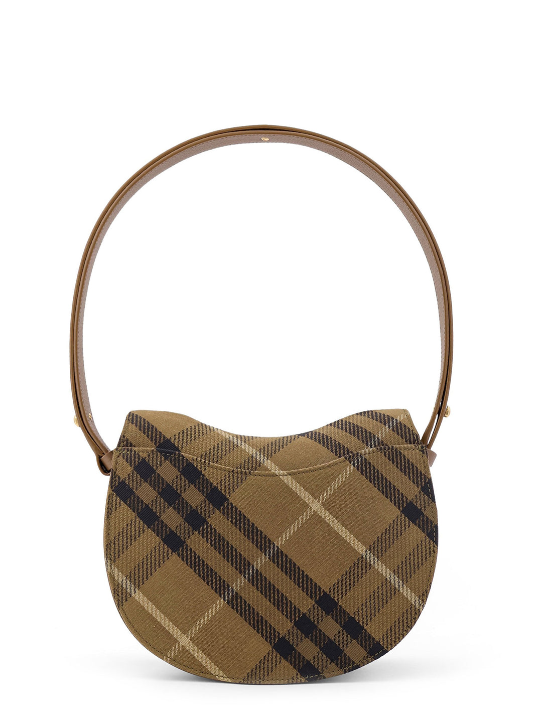 Borsa a tracolla Rocking Horse in canvas con motivo Burberry Check