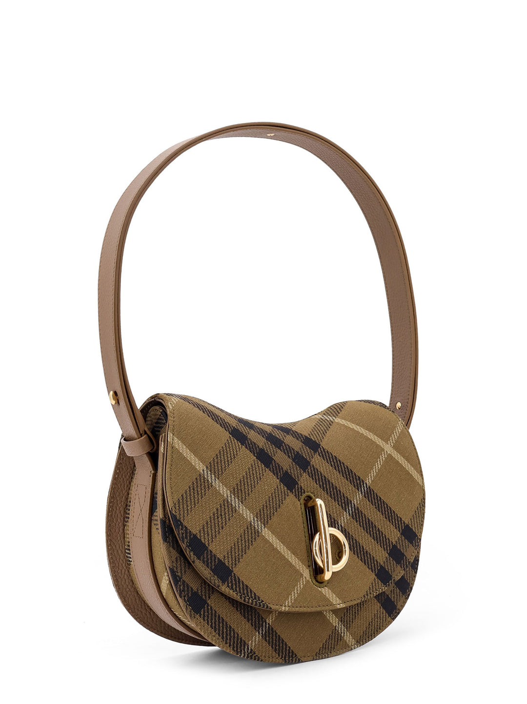 Borsa a tracolla Rocking Horse in canvas con motivo Burberry Check