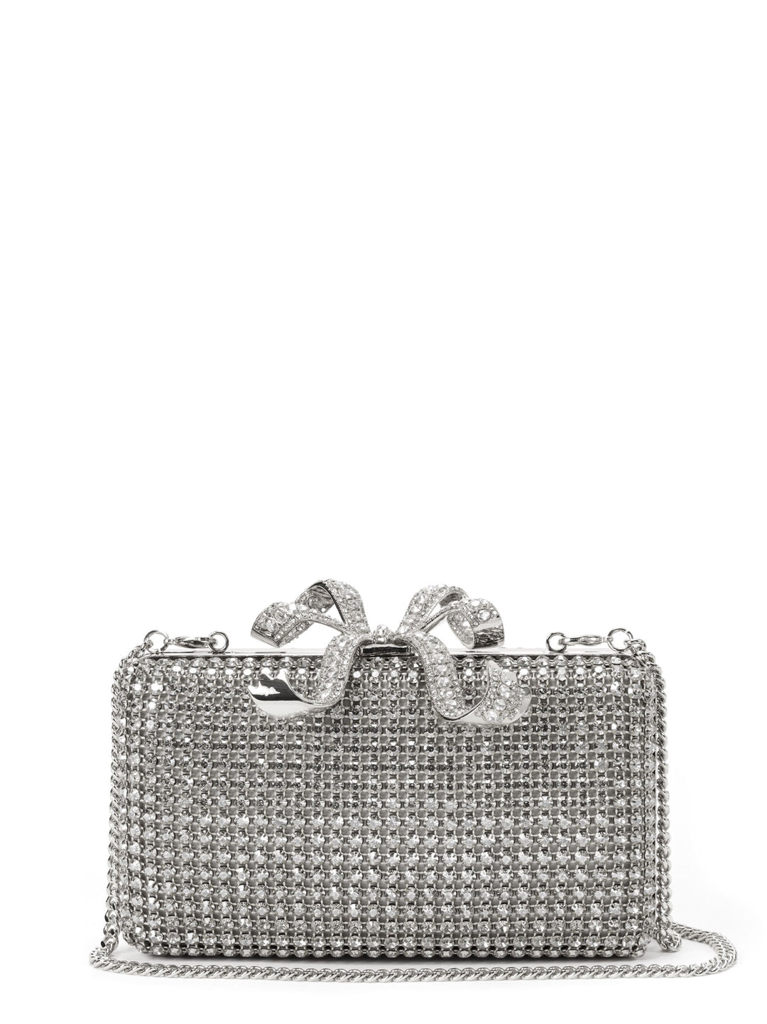 Clutch con strass all-over