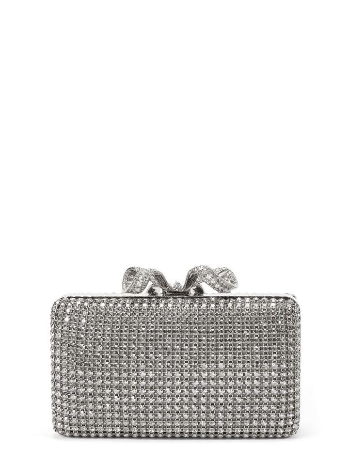 Clutch con strass all-over