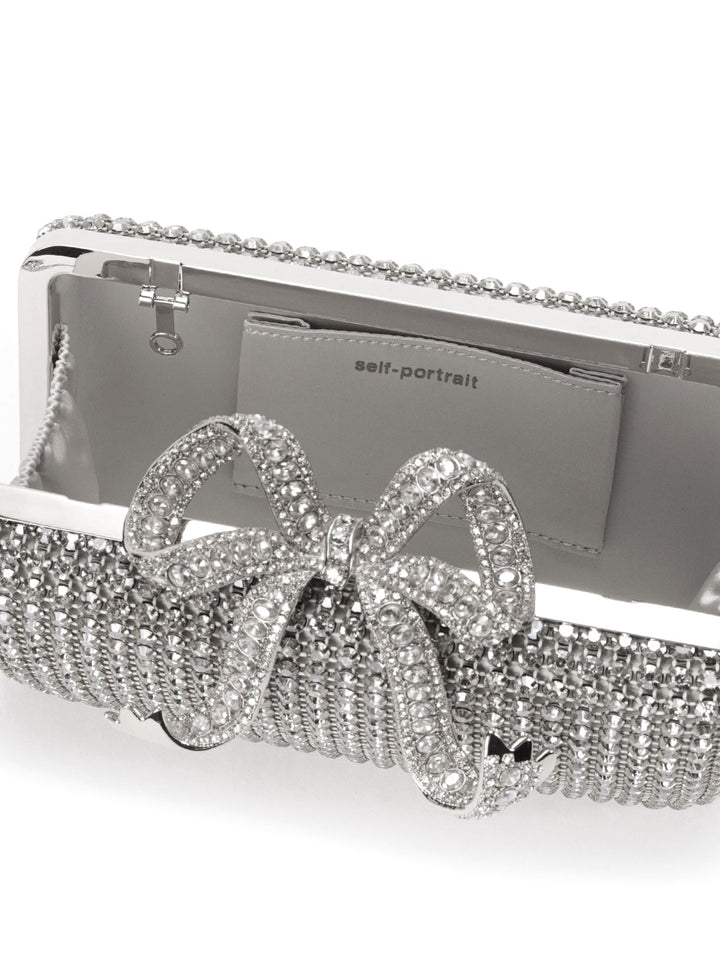 Clutch con strass all-over