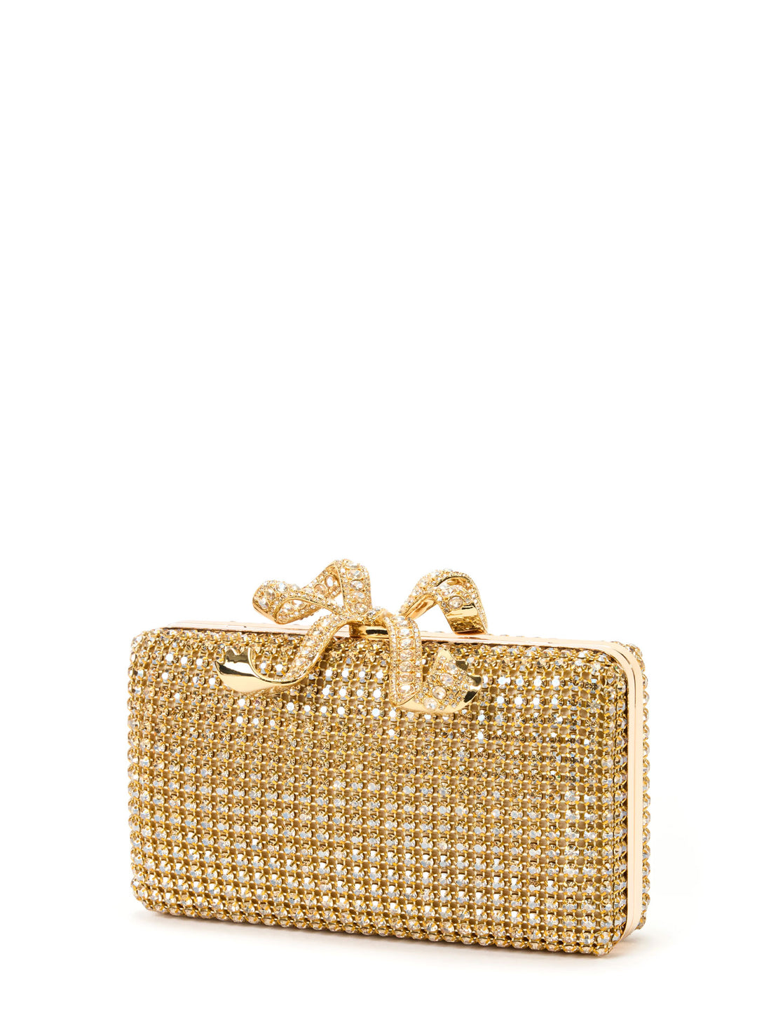 Clutch con strass all-over