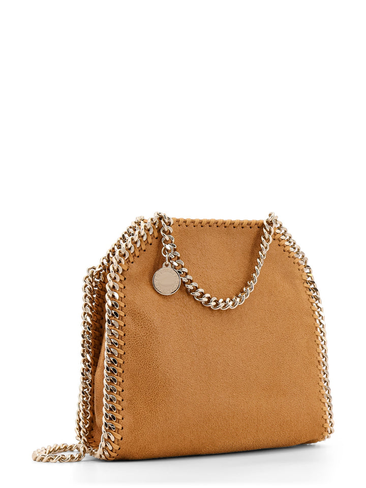 Borsa a tracolla Falabella Mini Tote in tessuto Shaggy Deer Eco Shiny