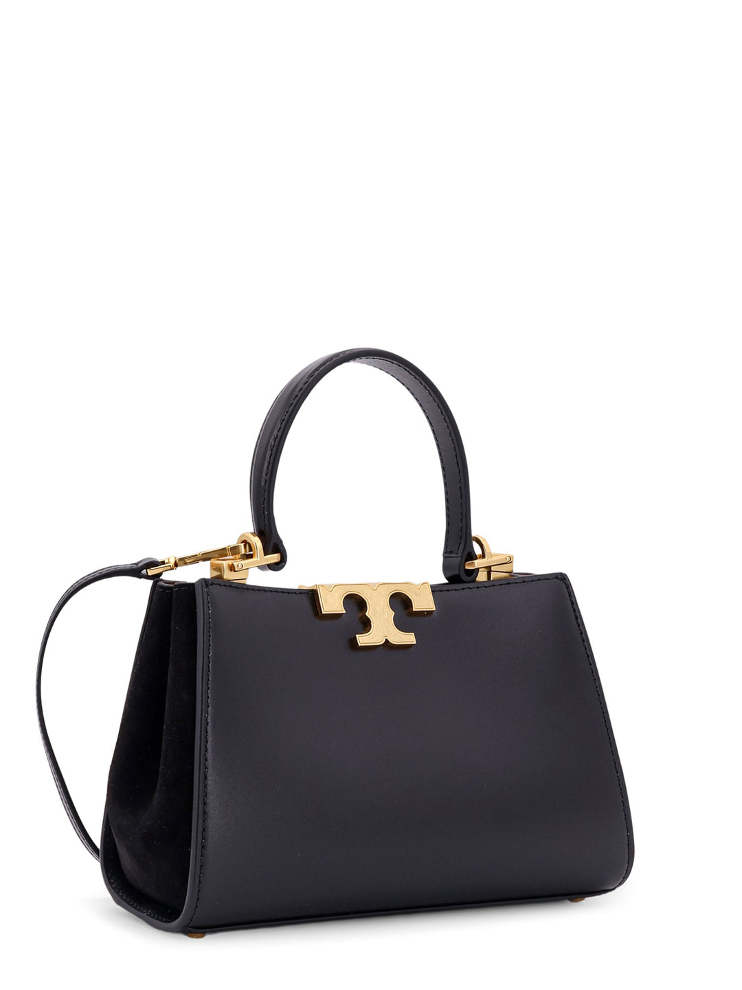 Borsa a mano Eleanor Mini in pelle con inserti in suede