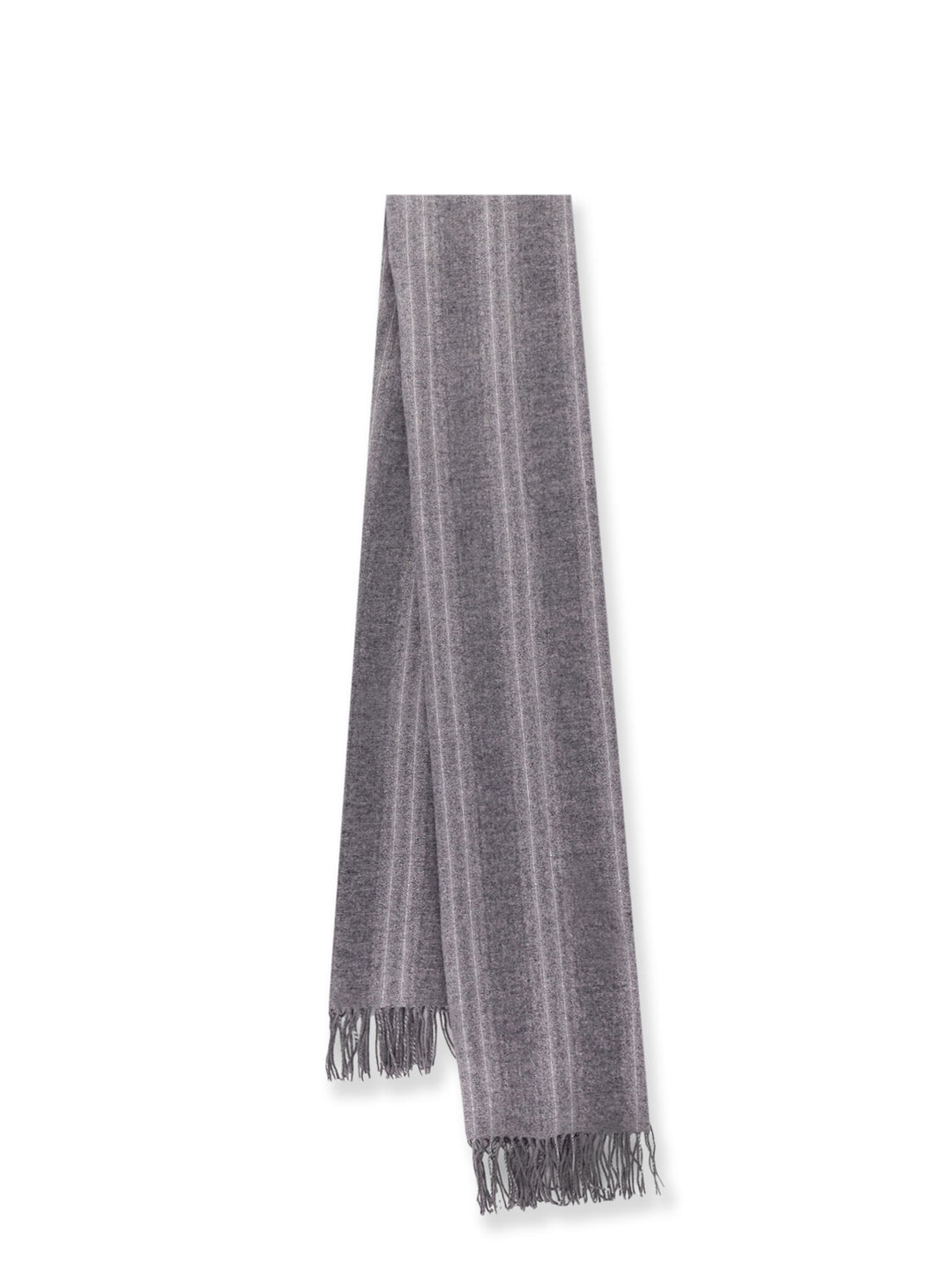 Sciarpa in misto cashmere con motivo a righe