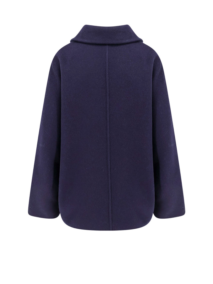 Cappotto in lana vergine e cashmere