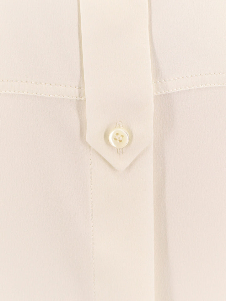 Camicia in seta stretch