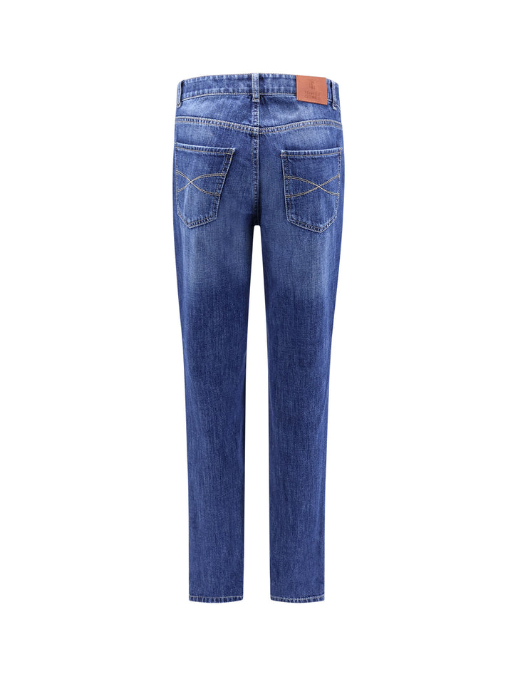 Jeans Traditional Fit in cotone