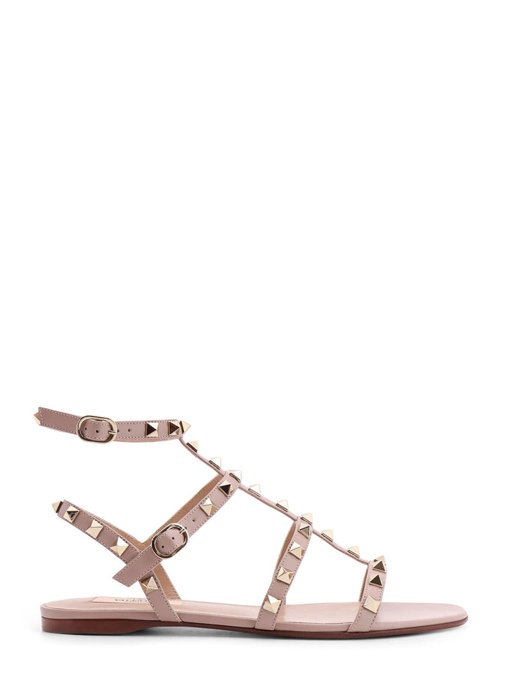 Sandali Valentino Garavani Rockstud in pelle con iconiche borchie all-over