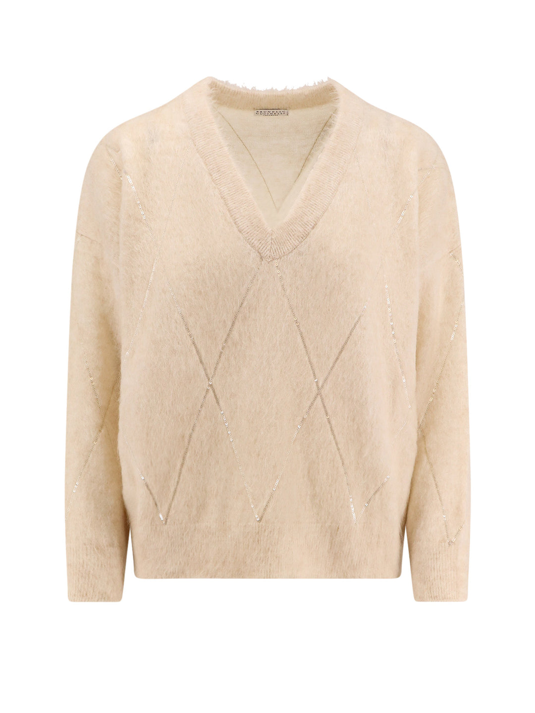 Maglia in mohair, lana, cashmere e seta