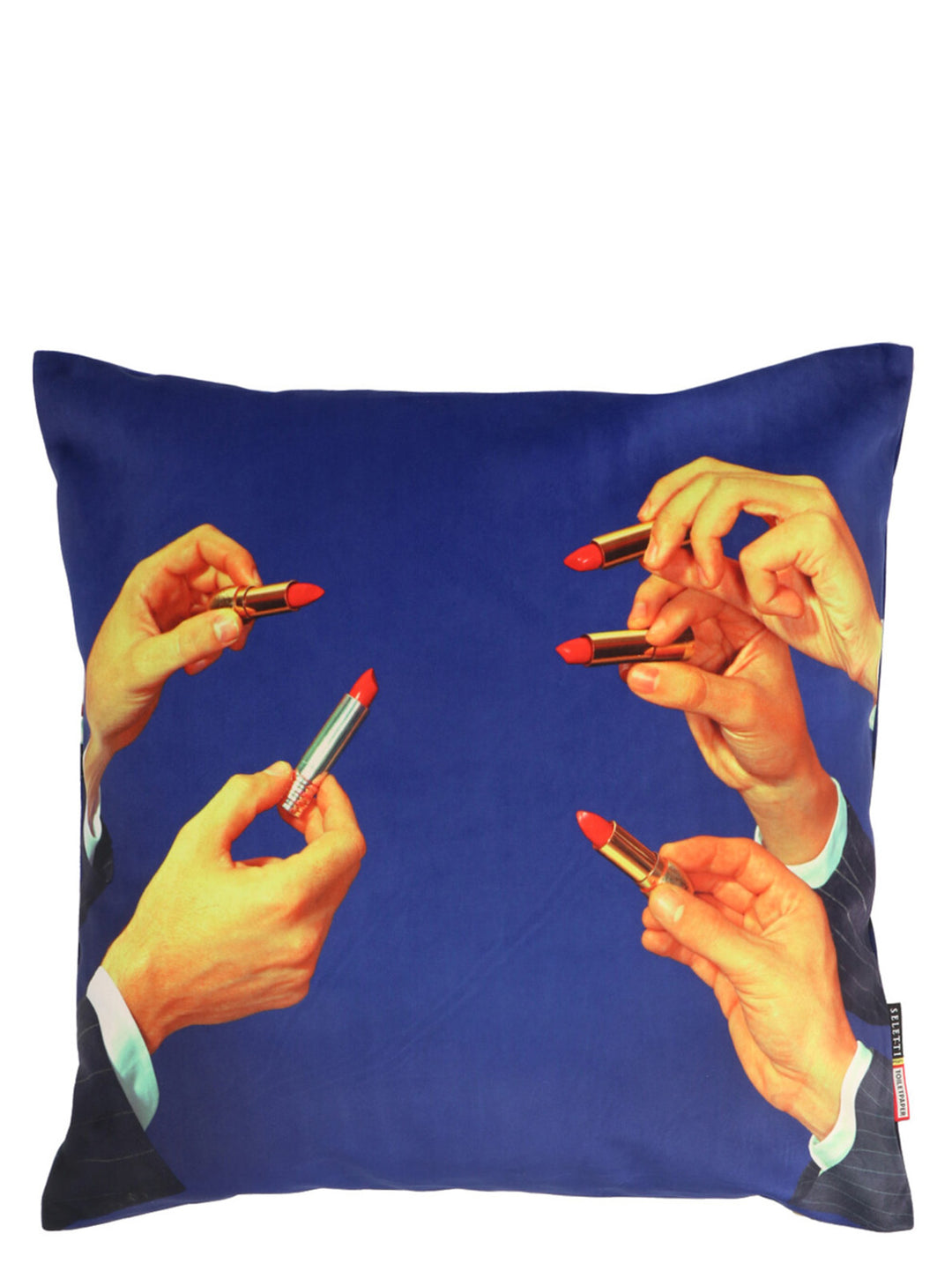 Lipstick Blue Cushions Blu