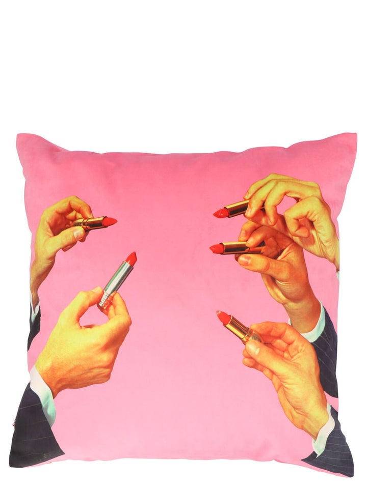 Lipstick Pink Cushions Rosa