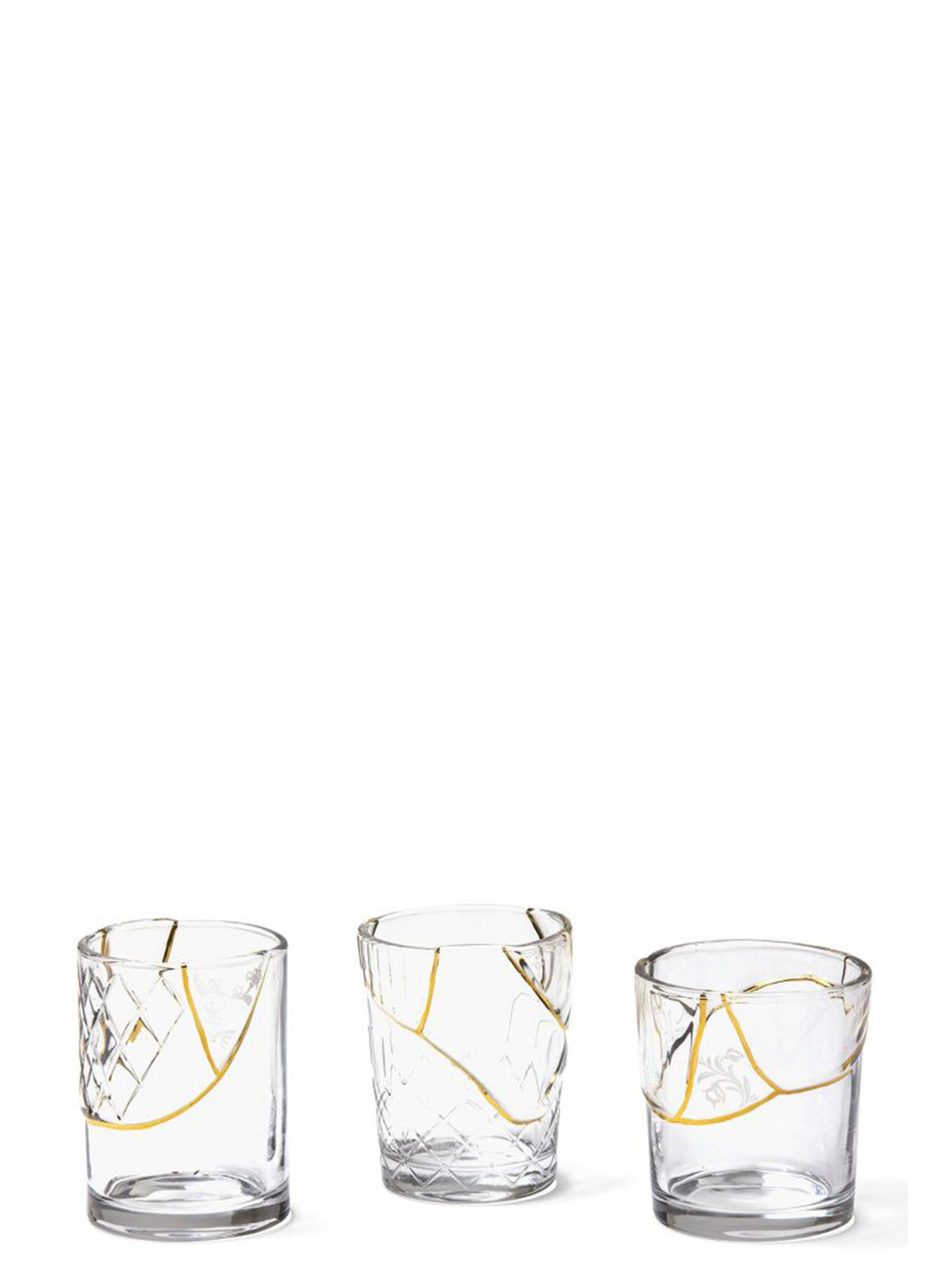 Kintsugi Glasses And Bottles Multicolor