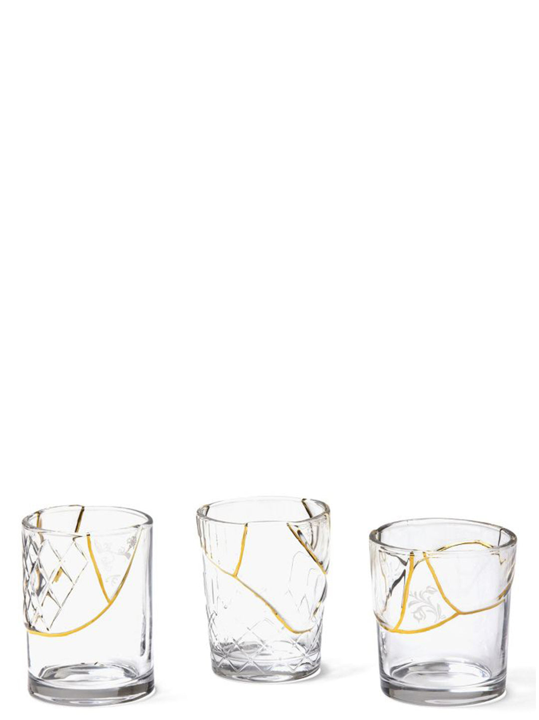 Kintsugi Glasses And Bottles Multicolor