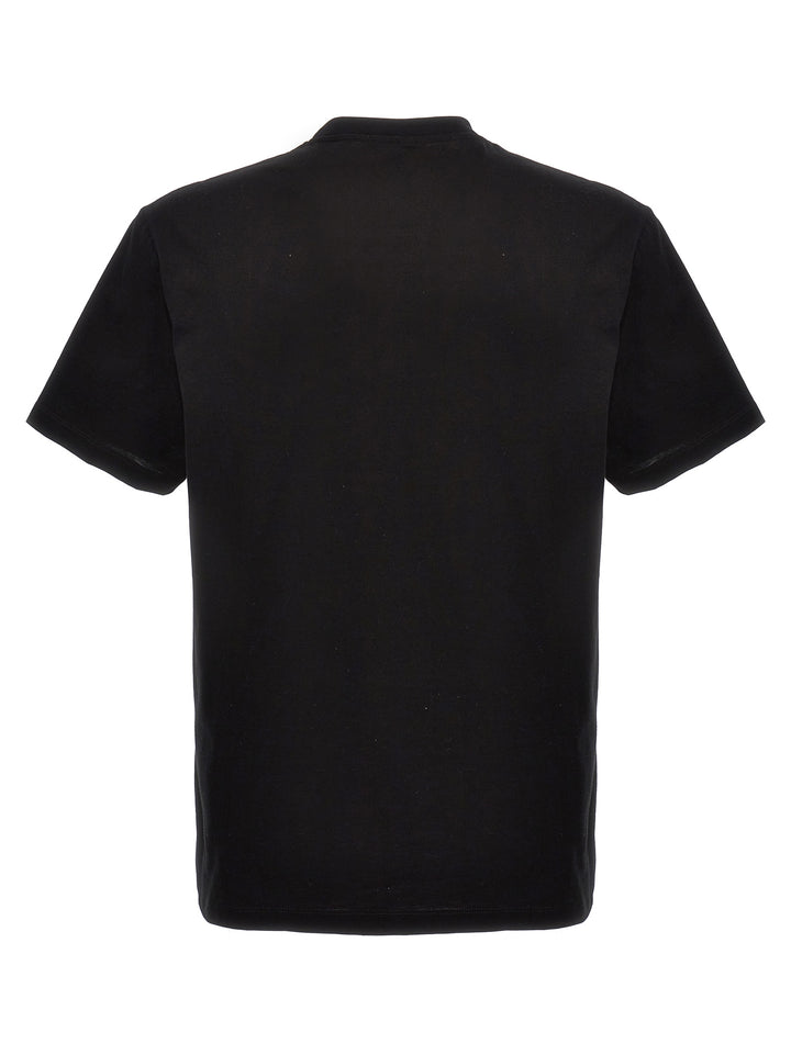 Logo Embroidery T Shirt Nero