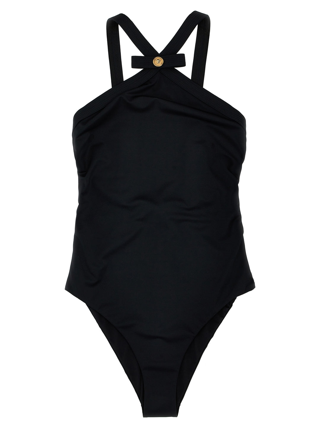 Bow One-Piece Swimsuit Beachwear Nero