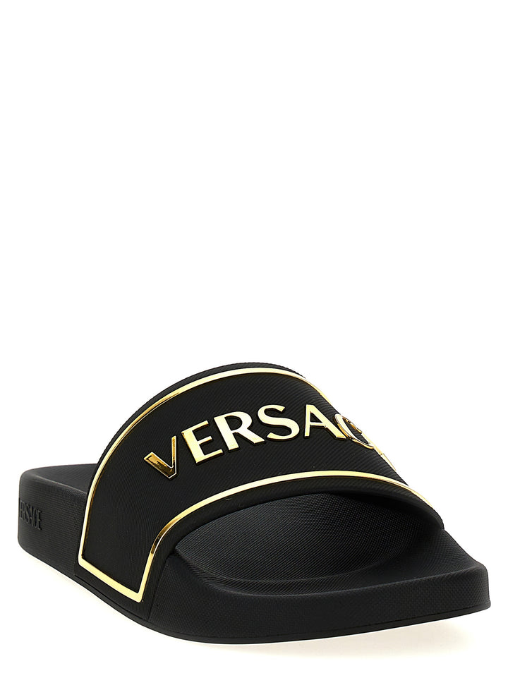 Logo Slides Sandali Nero