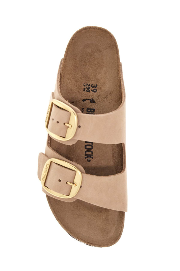 Sandali In Pelle Nubuck Sandcastle Con Fibbie Dorate