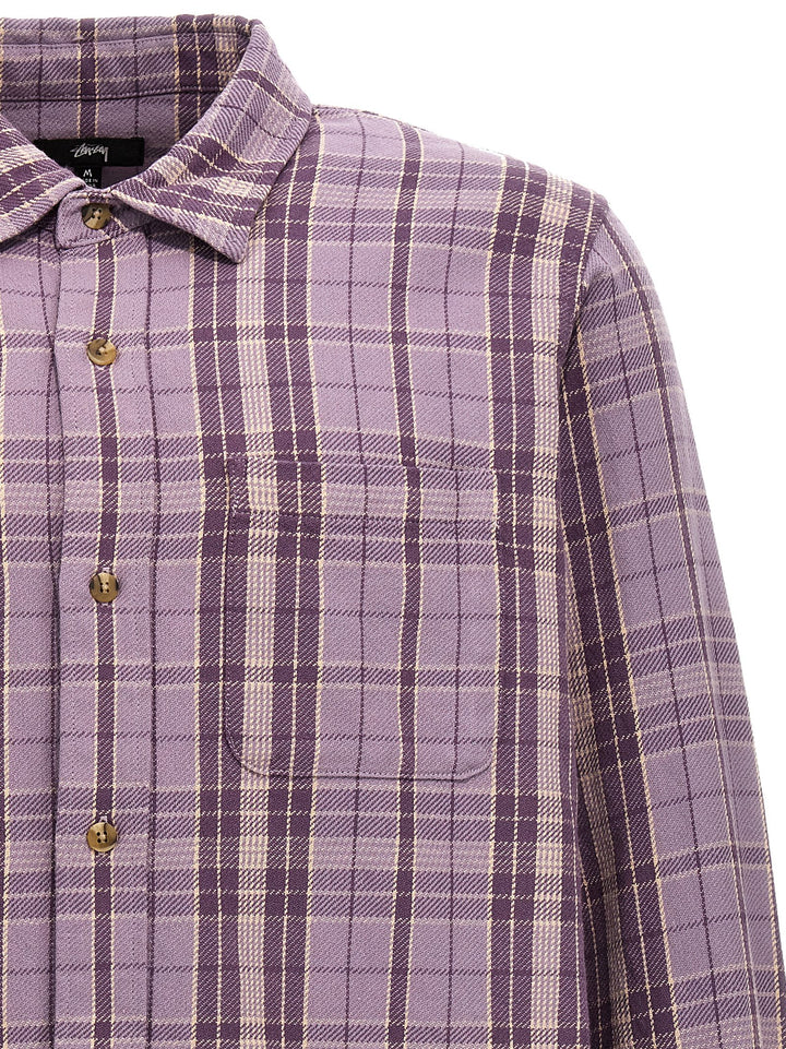 Stones Plaid Camicie Viola