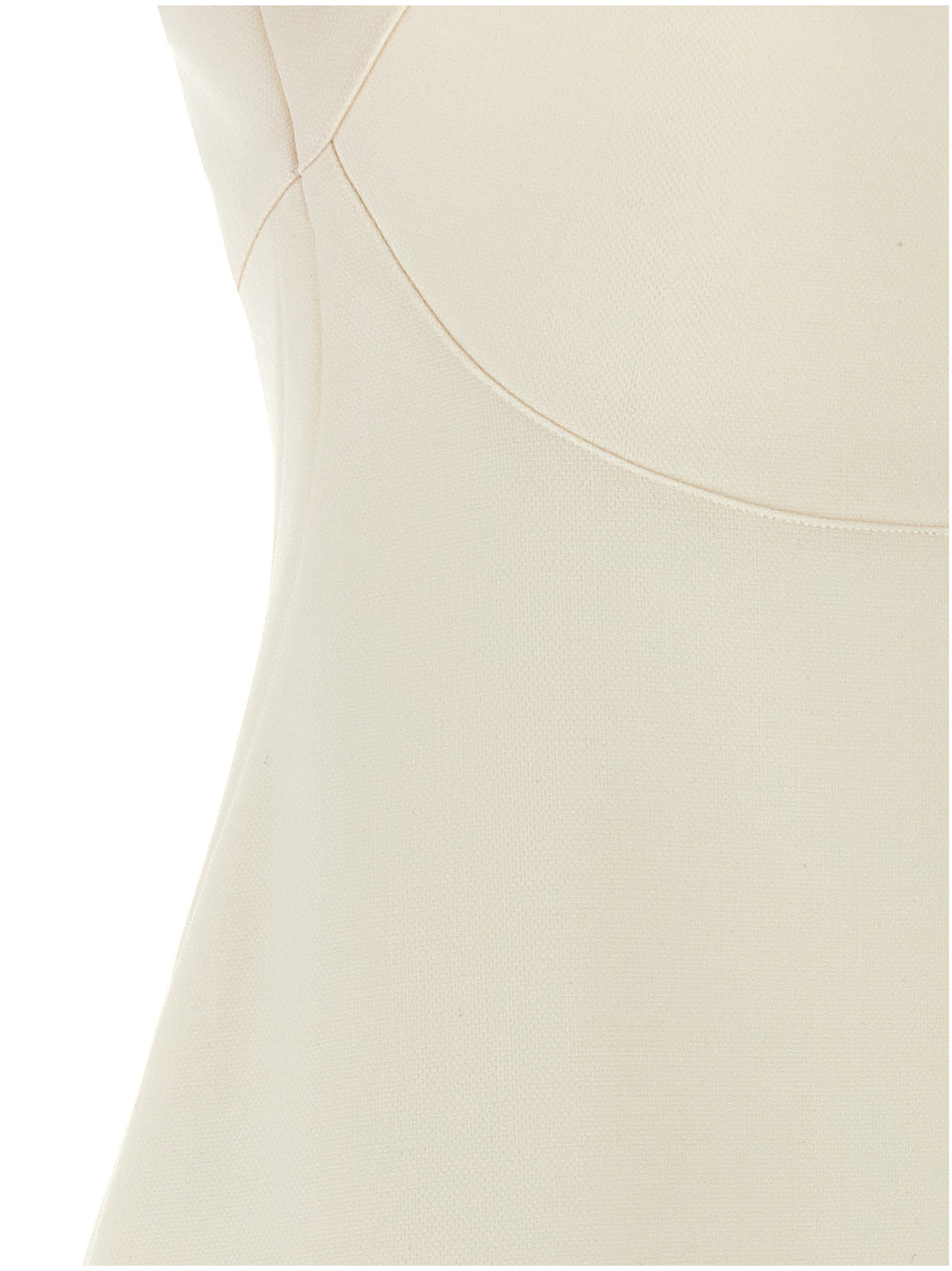 Heart Neckline Dress Abiti Bianco