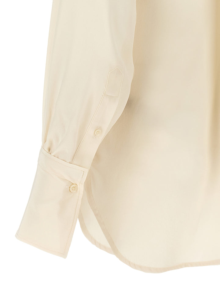 Shirt With Contrast Details Camicie Bianco