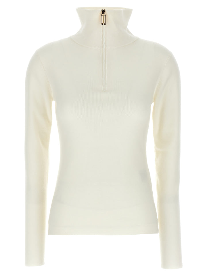 Half Zip Sweater Maglioni Bianco