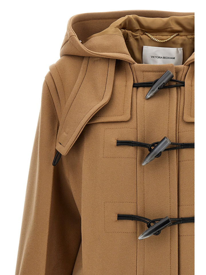 Oversized Duffle Trench E Impermeabili Beige