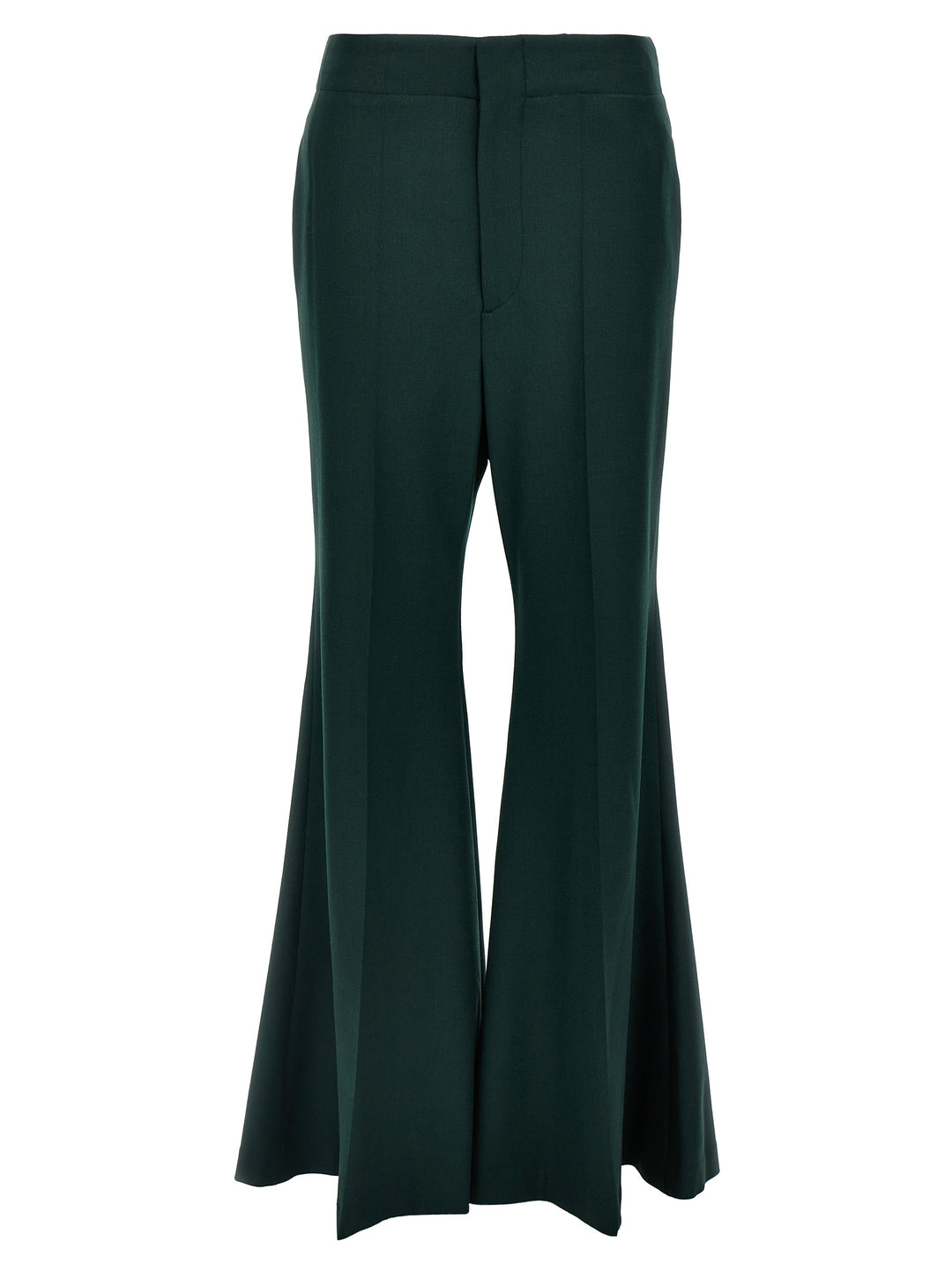 Wide Leg Kick Pantaloni Verde