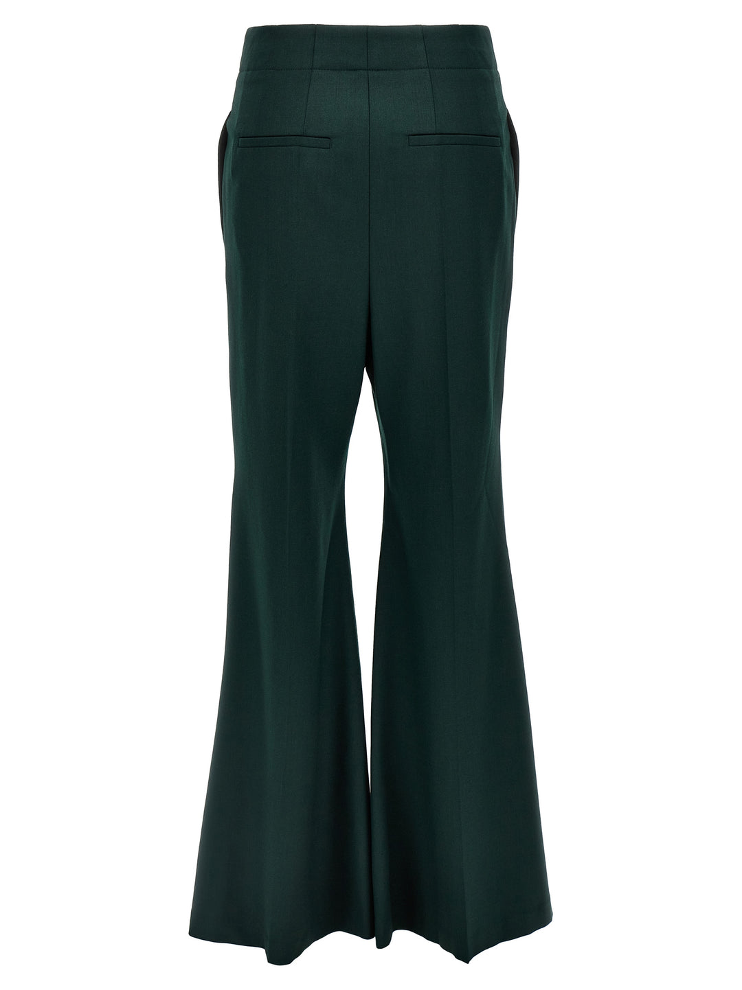 Wide Leg Kick Pantaloni Verde