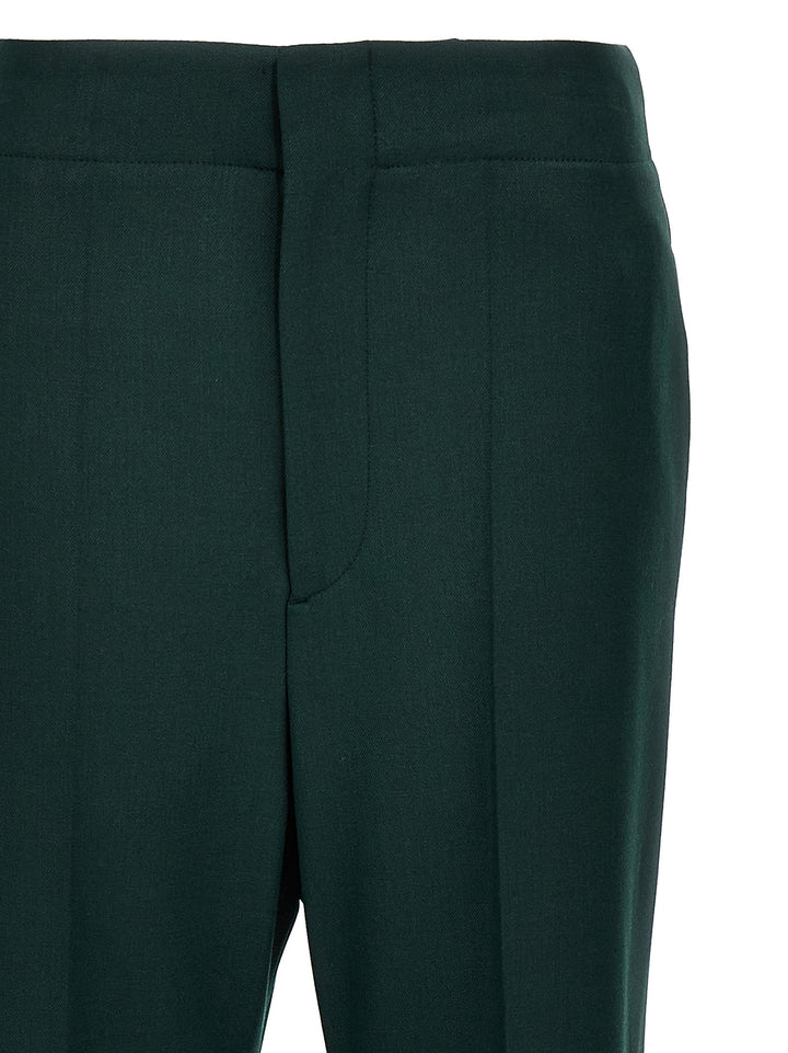 Wide Leg Kick Pantaloni Verde