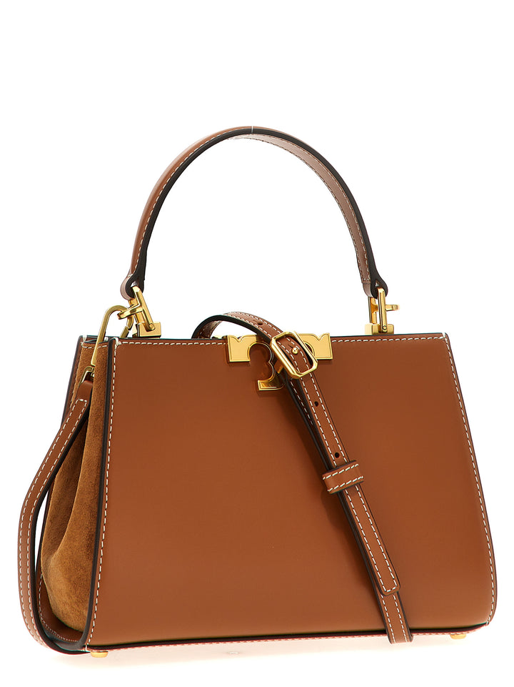 Eleanor Mini Satchel Borse A Mano Marrone