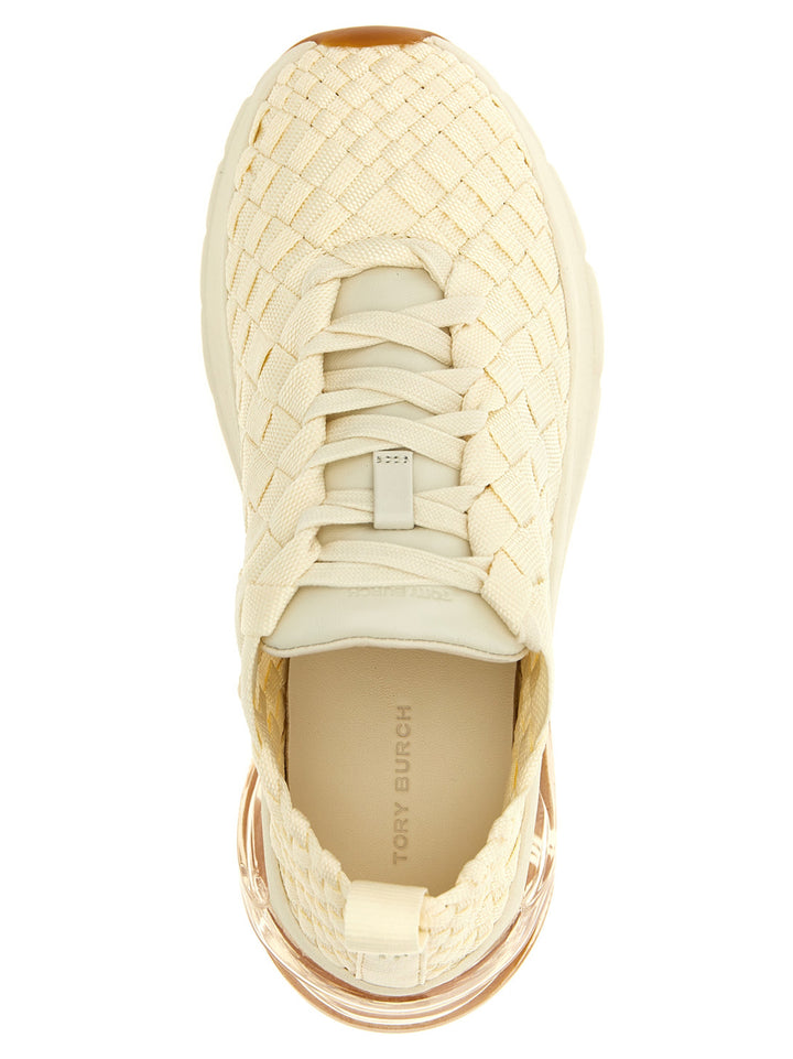 Good Luck Woven Trainer Sneakers Bianco