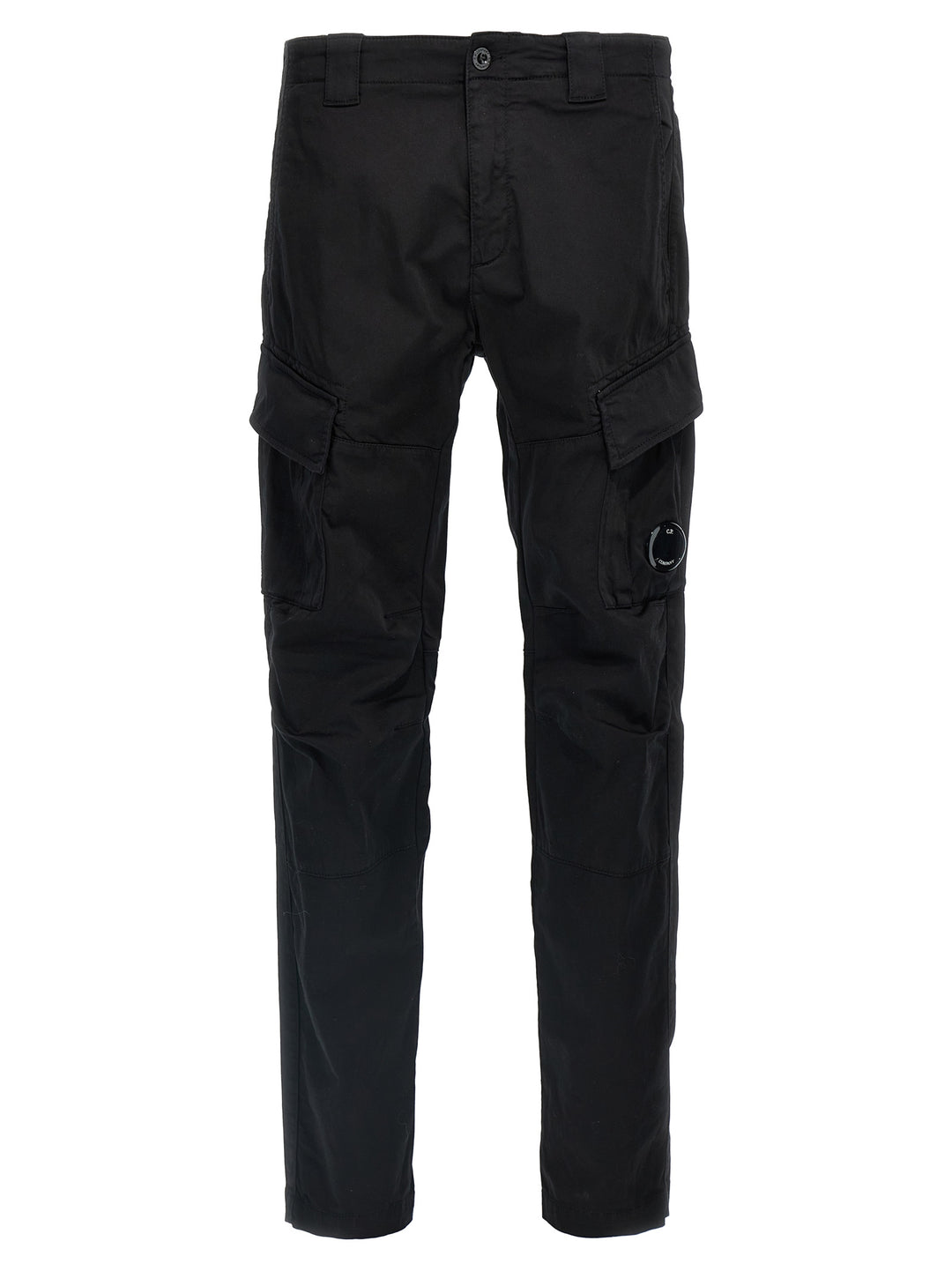 Logo Badge Cargo Pantaloni Nero