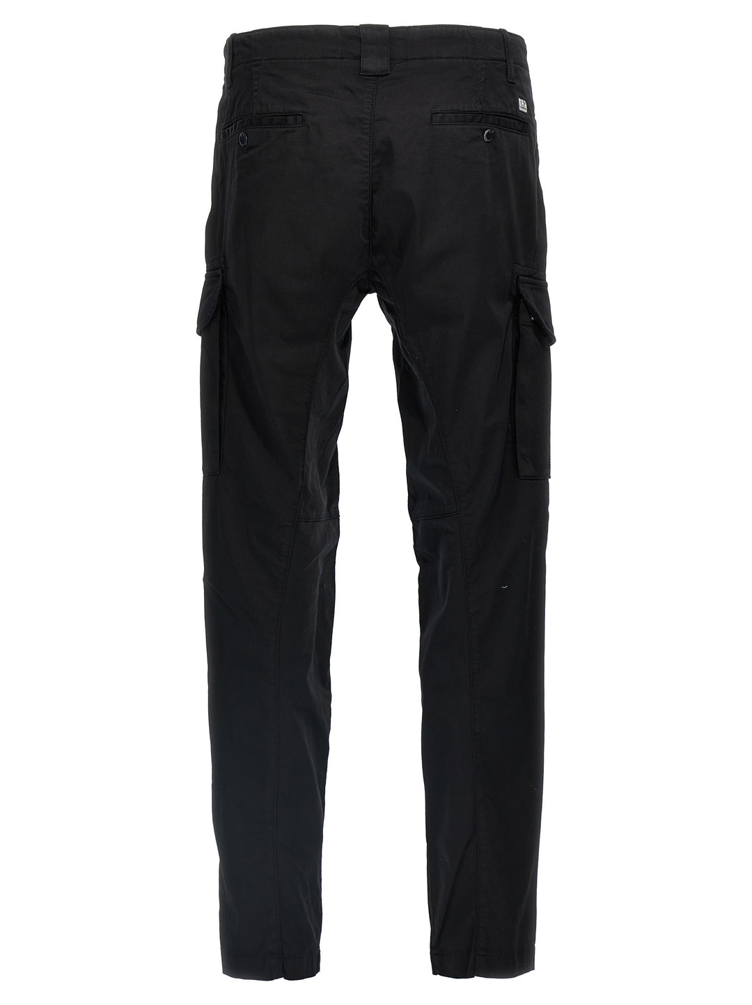 Logo Badge Cargo Pantaloni Nero