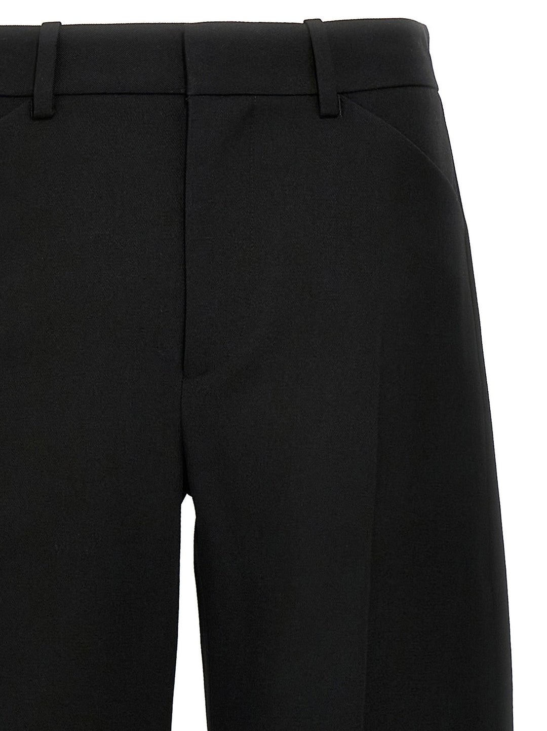 Wool Pantaloni Nero