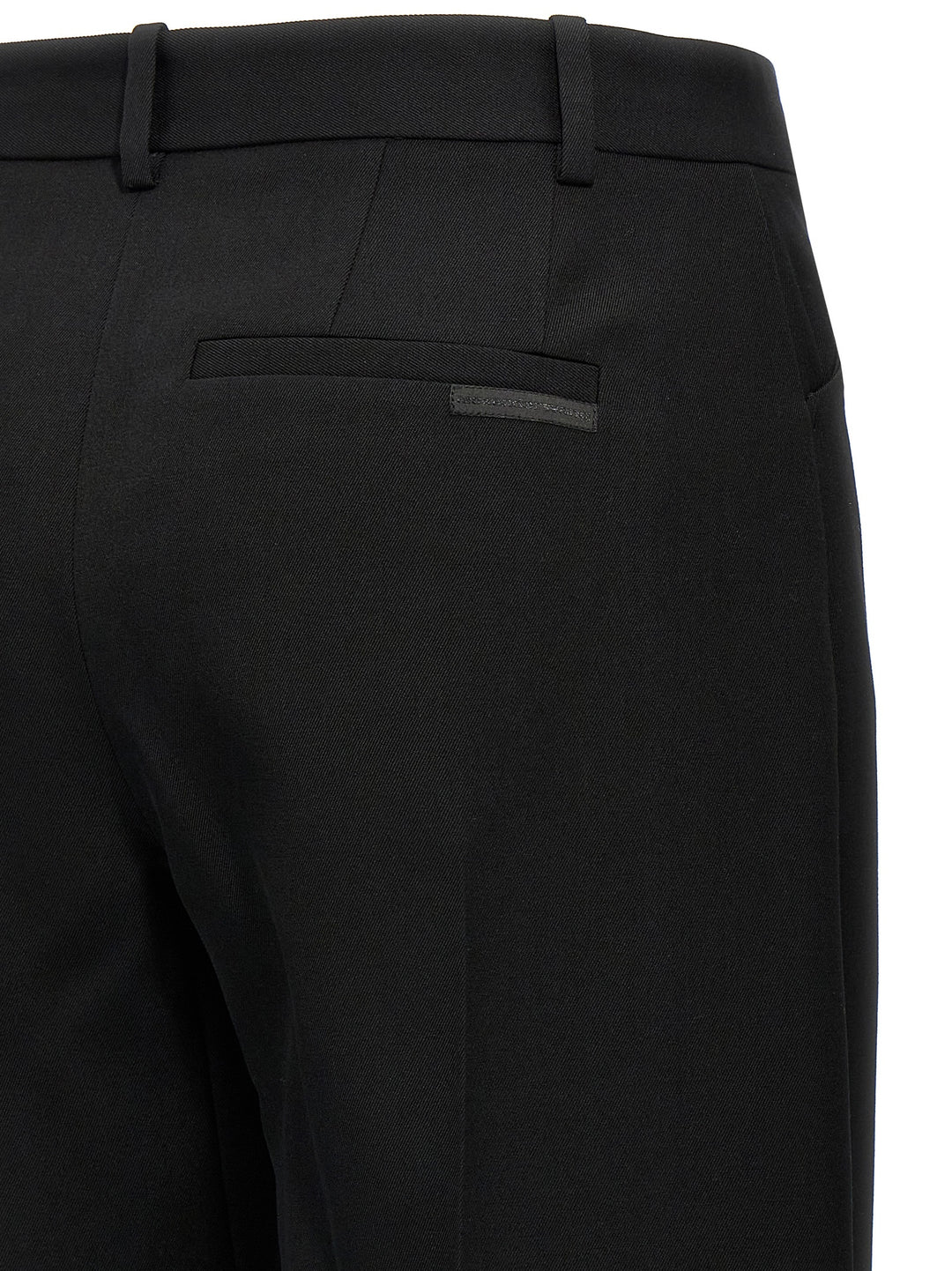 Wool Pantaloni Nero