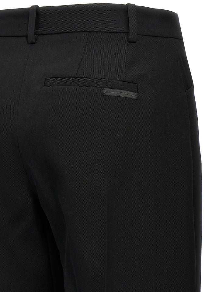 Wool Pantaloni Nero