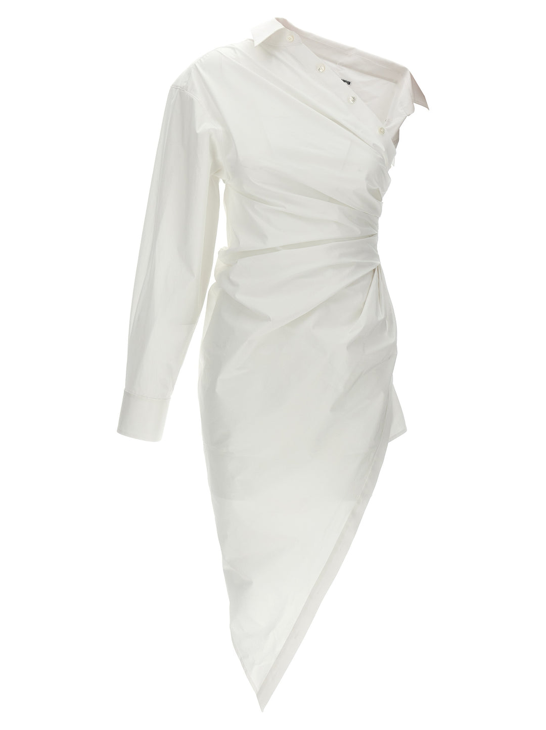 Asymmetrical Shirt Dress Camicie Bianco