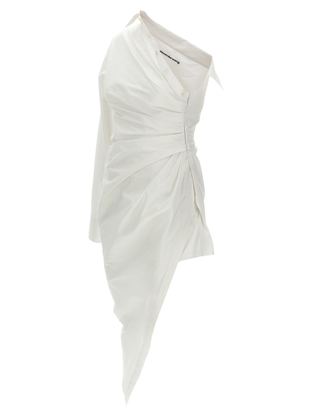 Asymmetrical Shirt Dress Camicie Bianco