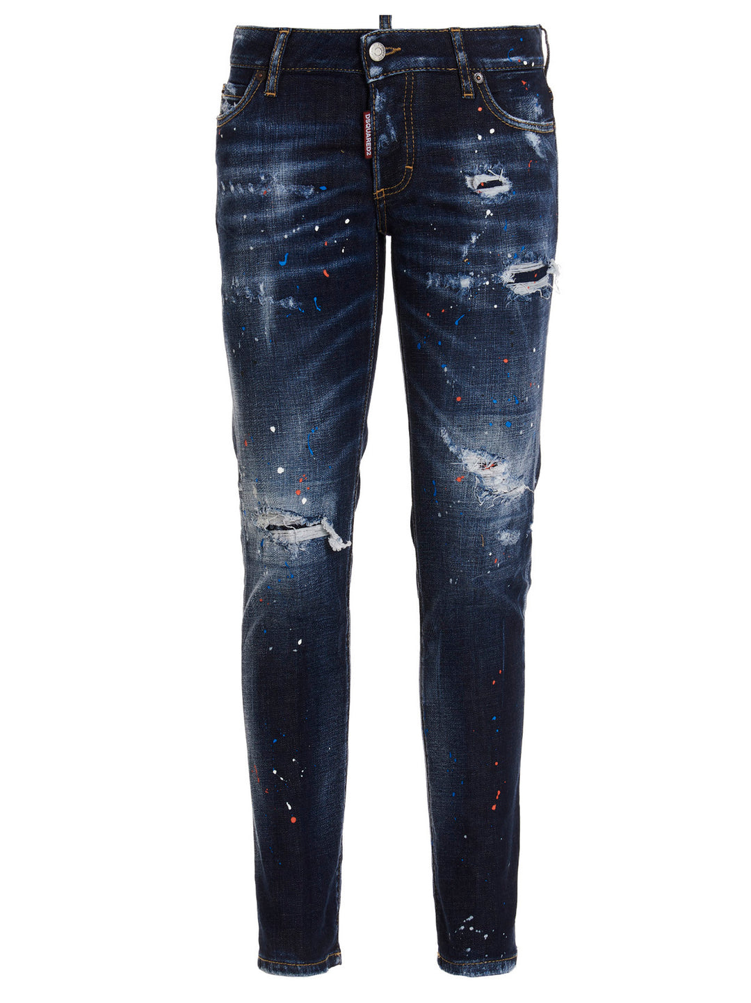 Jennifer Cropped Jeans Blu