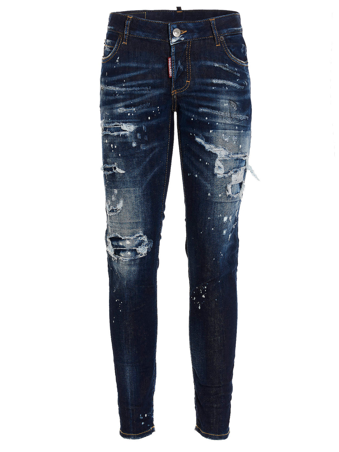 Jennifer Cropped Jeans Blu