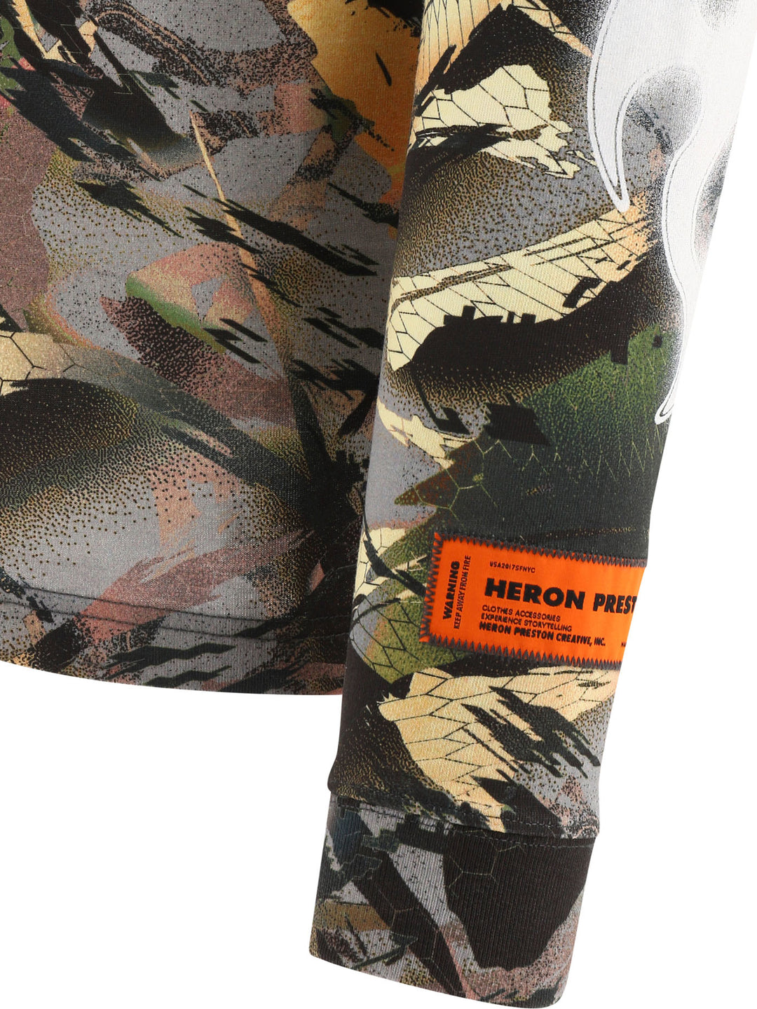 Camo Flaming T-Shirts Verde